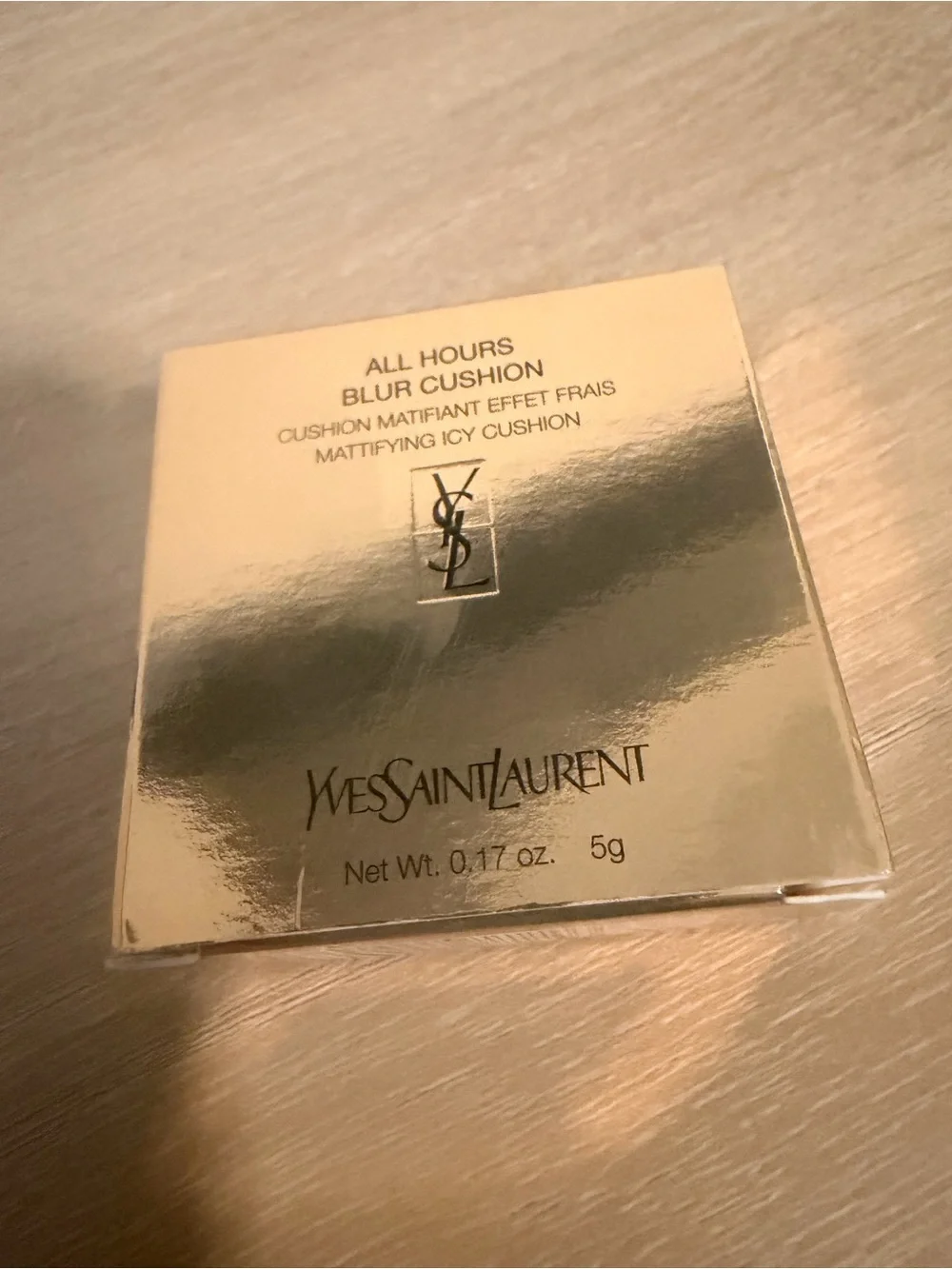 YSL All Hours Blur Cushion Mattifying Icy Cushion Mini 5g New